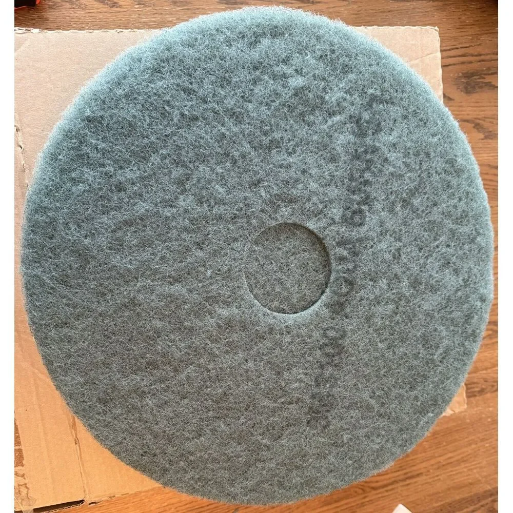 3M 3100 Burnishing Pad,17‎ In,Aqua, 3 Pack